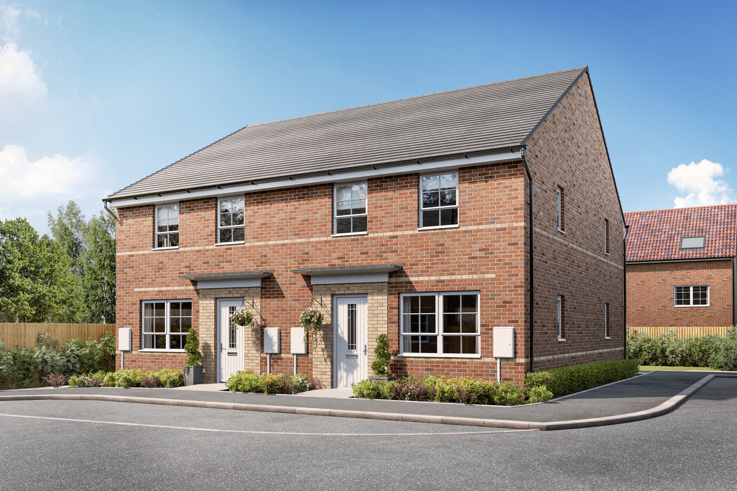 2 bedroom semi-detached Amber CGI